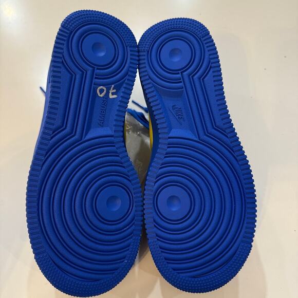 Nike Air Force 1 Low Women 7 Sneakers x AMBUSH Game Royal/Varsity Maize Men 5.5 - Picture 5 of 5